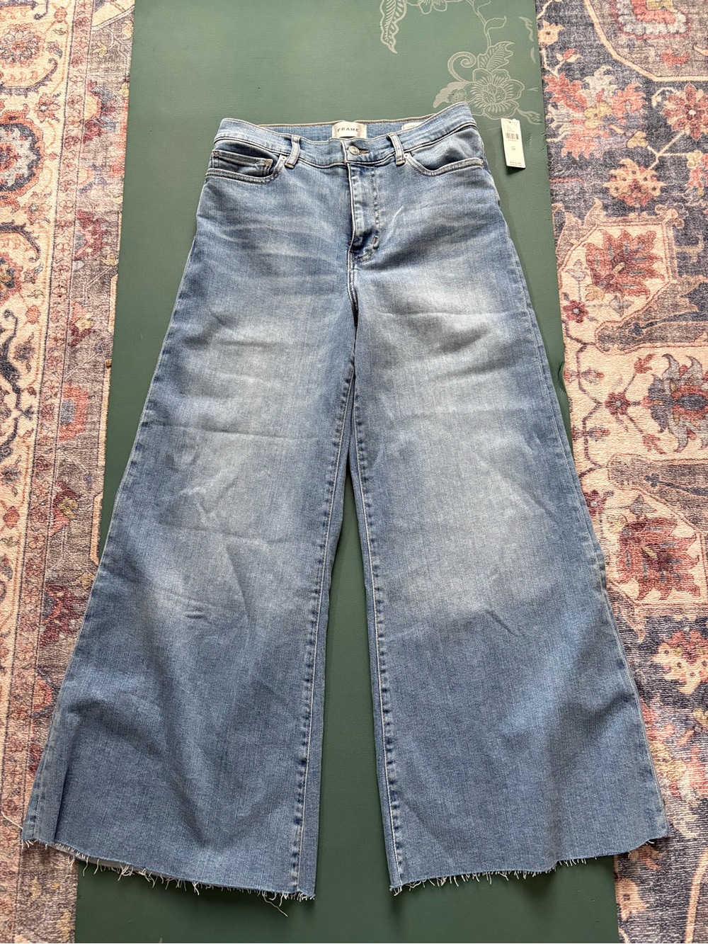 FRAME Le Palazzo High-Rise Cropped Jeans - NWT sz 30